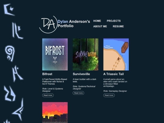 projects screenshot