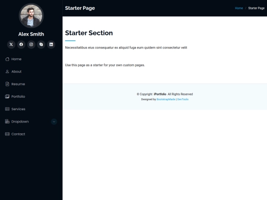 starter-page screenshot