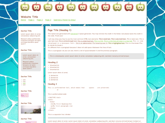 index screenshot