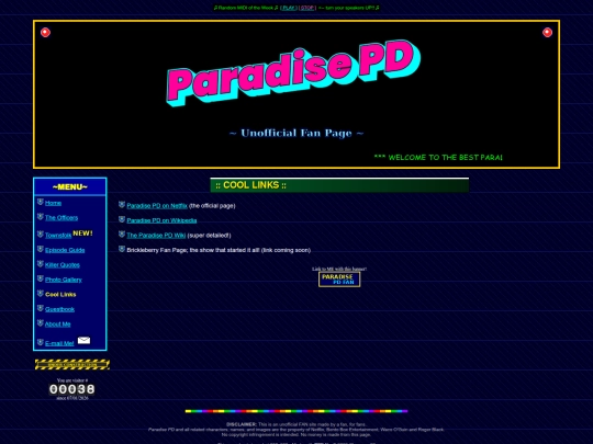 links screenshot