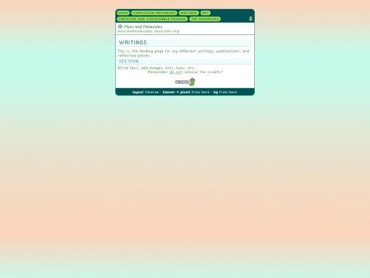 writing screenshot