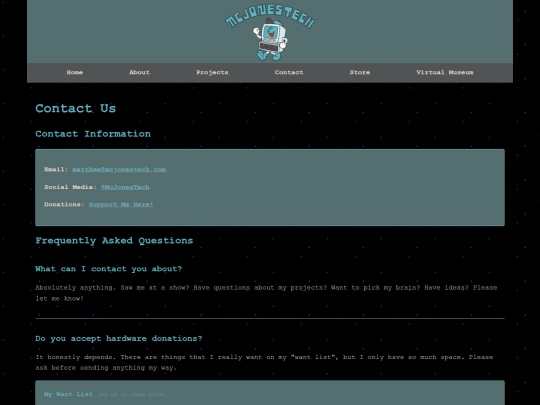 contact screenshot