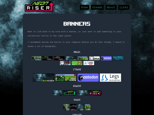 banners screenshot