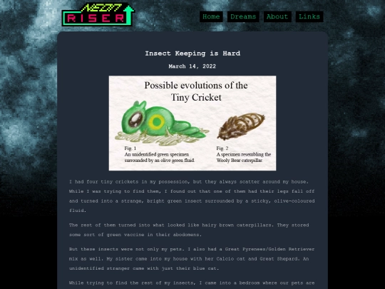 dreams/crickets screenshot