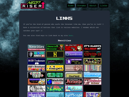 links screenshot