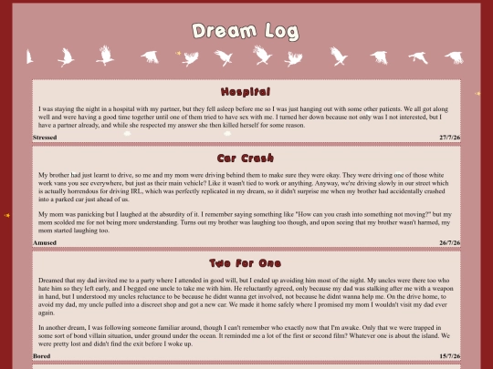 pages/dream screenshot