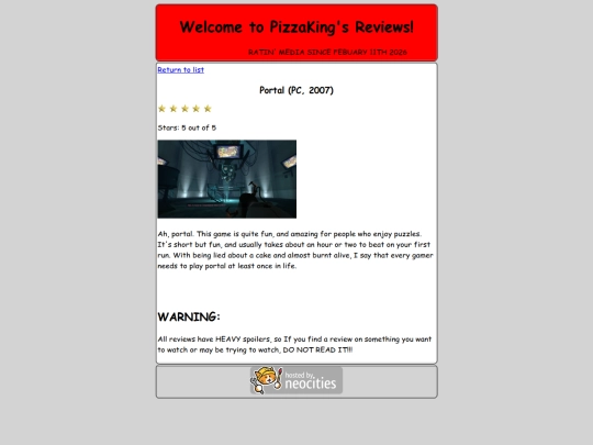 portal screenshot