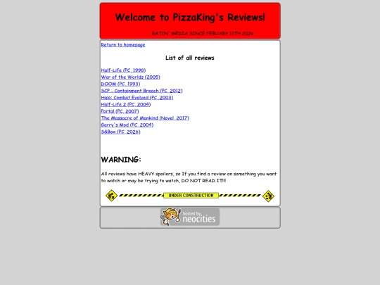 reviews screenshot