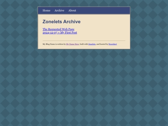 archive screenshot