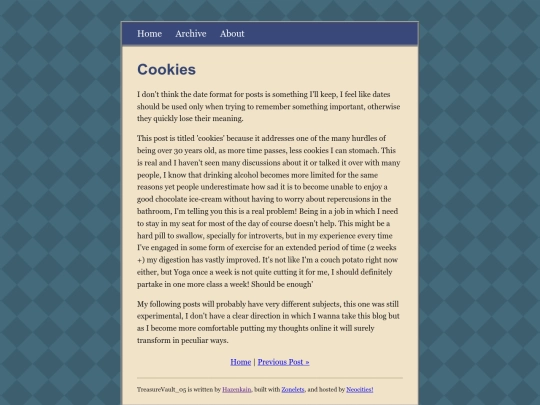 posts/Cookies screenshot