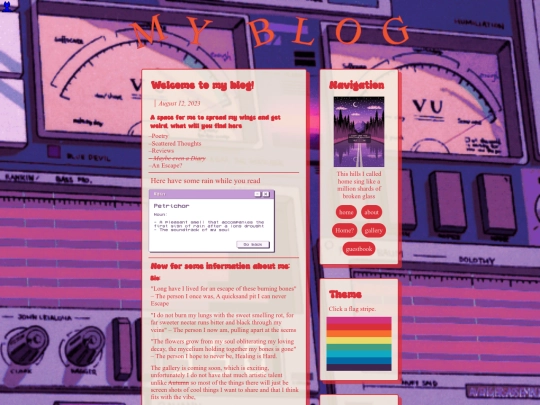 Blog-Home screenshot