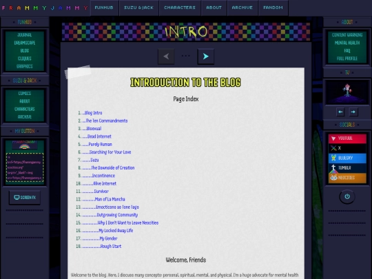 blog/introduction screenshot