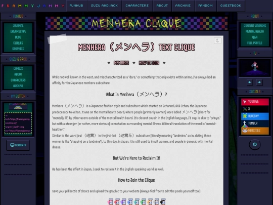 cliques/menhera screenshot