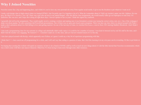 neocities screenshot