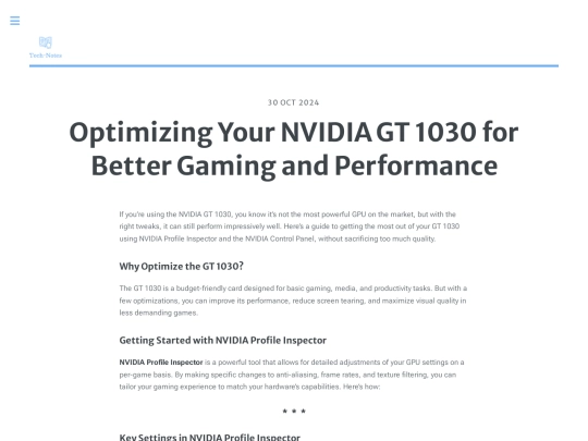 optimizing-your-nvidia-gt-1030-for-better-gaming-and-performance screenshot