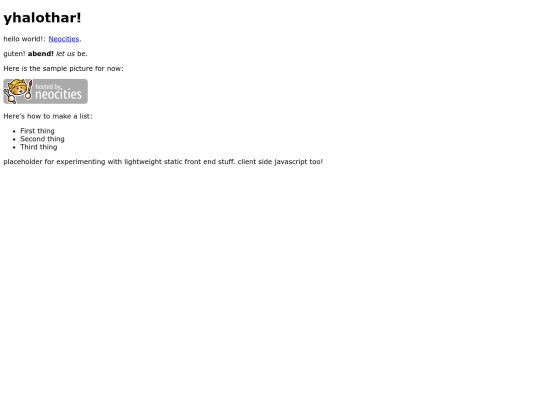 index screenshot