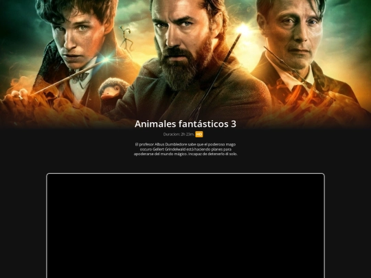 peliculas/animales-fantasticos screenshot