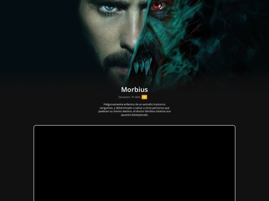 peliculas/morbius screenshot