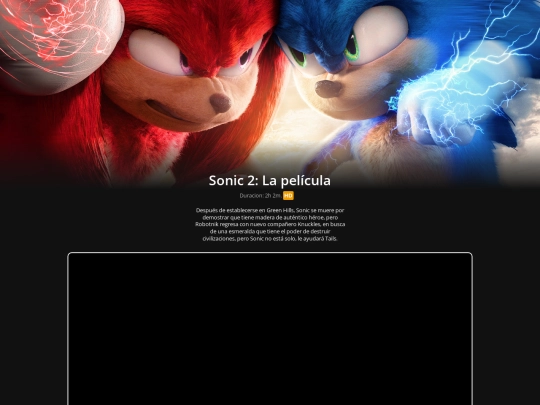 peliculas/sonic-2 screenshot