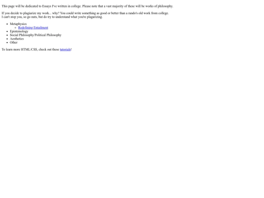 essays screenshot