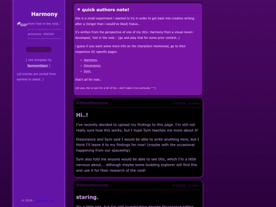 main/misc/VoidThoughts screenshot