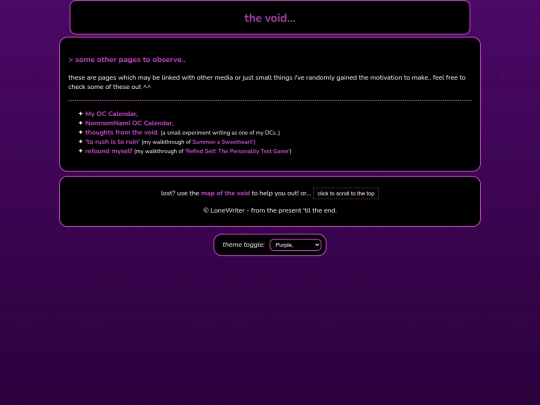 main/miscellaneous screenshot