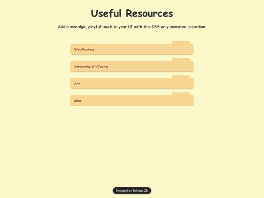 Resources screenshot