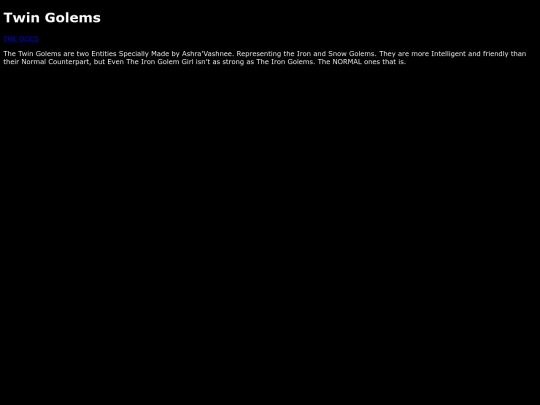The Cave System/TwinGolemns screenshot