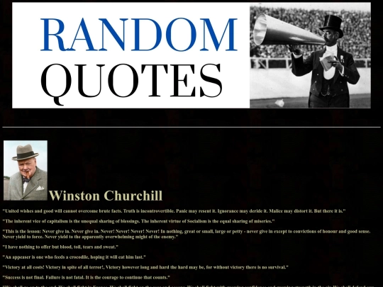 randomquotes screenshot