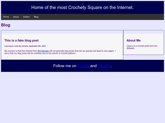 blog screenshot