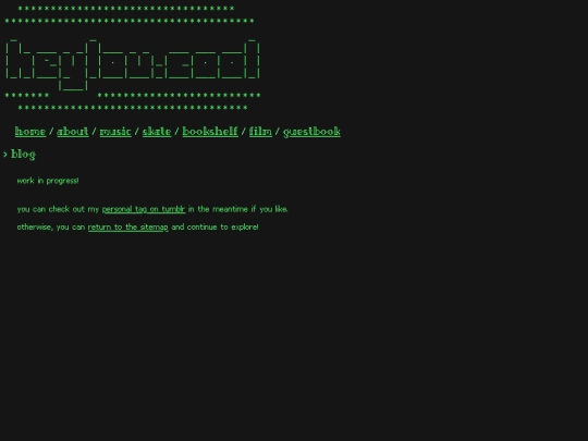 blog screenshot
