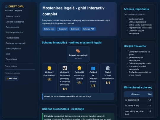 G/Drept_Civil_Mostenirea_Interactiva_Cote screenshot