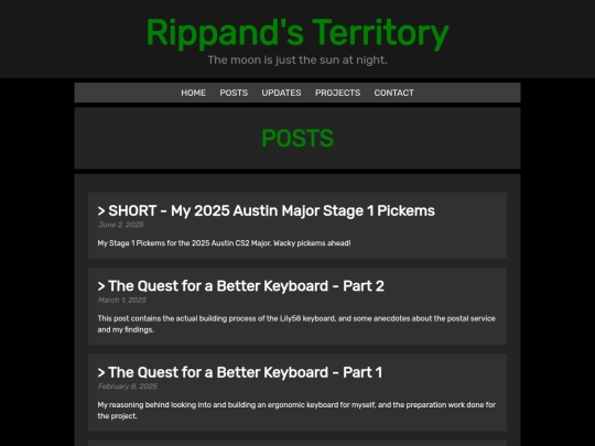 posts screenshot