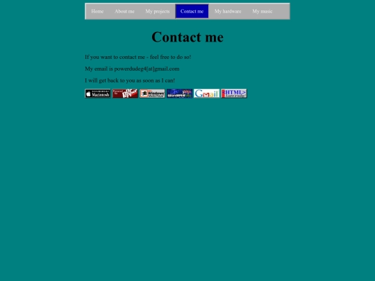 contactMe screenshot