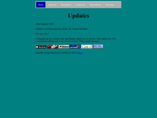updates screenshot