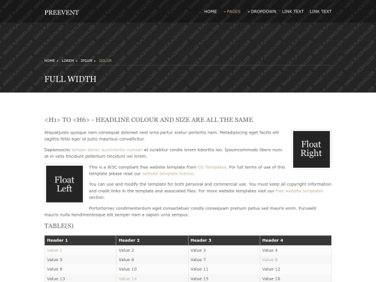 pages/full-width screenshot