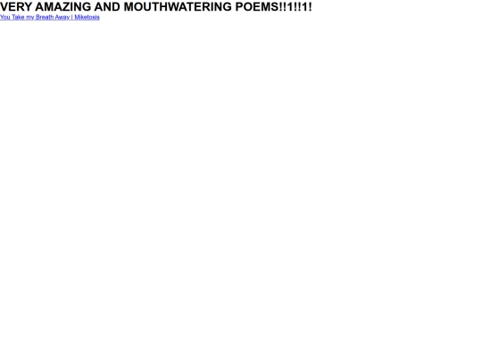 poems/mainpoems screenshot