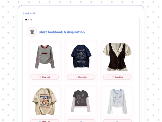 shirts screenshot