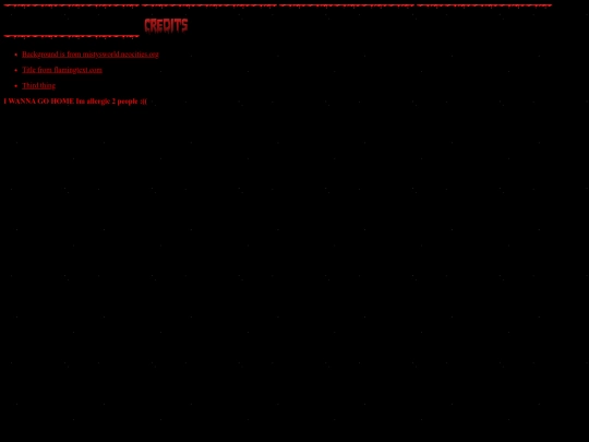 Credits screenshot