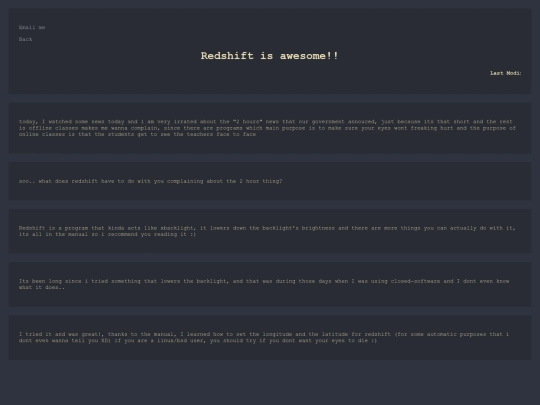 redshiftO.O screenshot