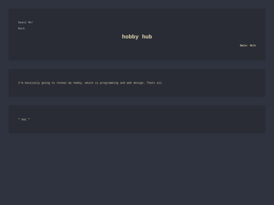 revealingmyhobby screenshot