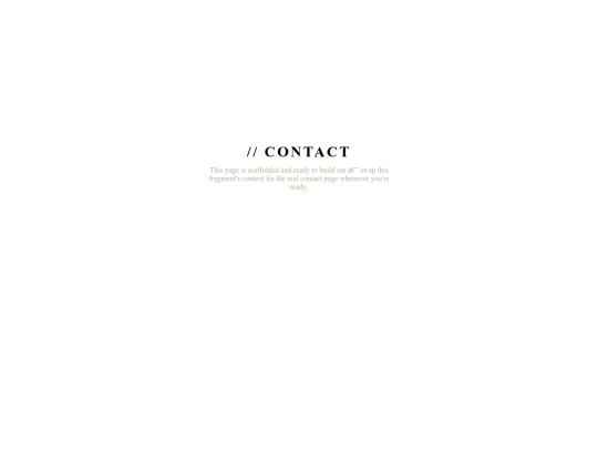 pages/contact screenshot