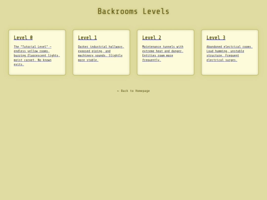 levels screenshot
