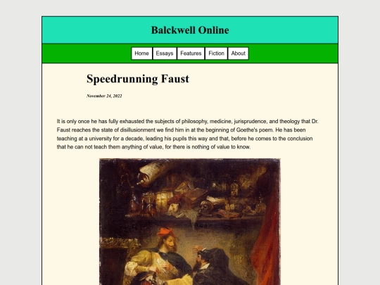 Essays/Faust screenshot