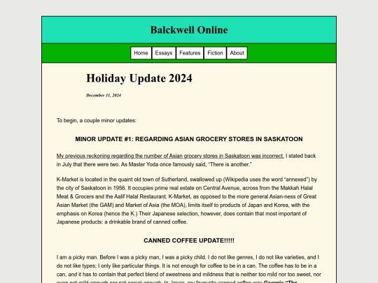 Essays/HolidayUpdate2024 screenshot