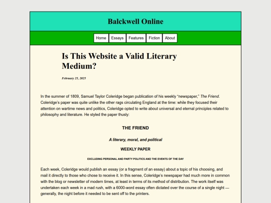 Essays/ValidMedium screenshot