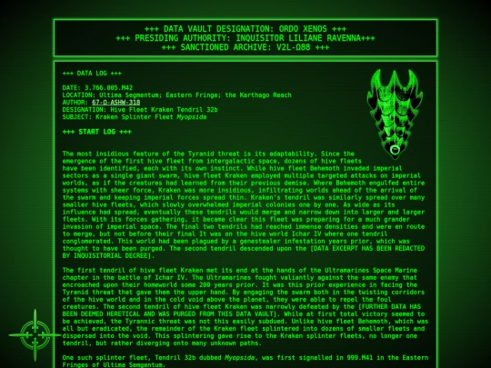 warhammer/entries/myopsida screenshot