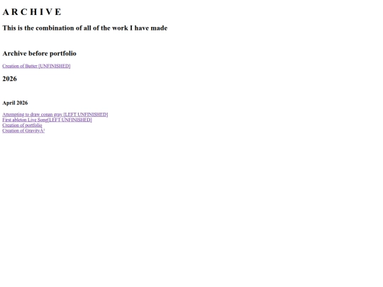 archive screenshot