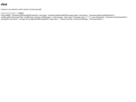 chat screenshot