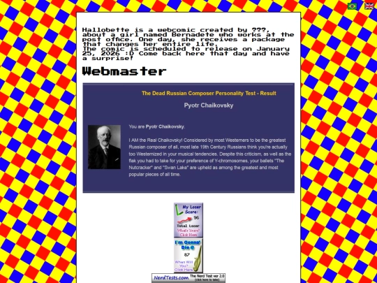 Webmaster screenshot